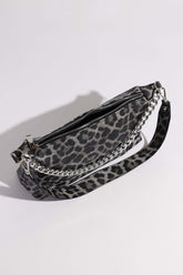 Womens  Leopard Saddle Shoulder Bag  | Zarnesh